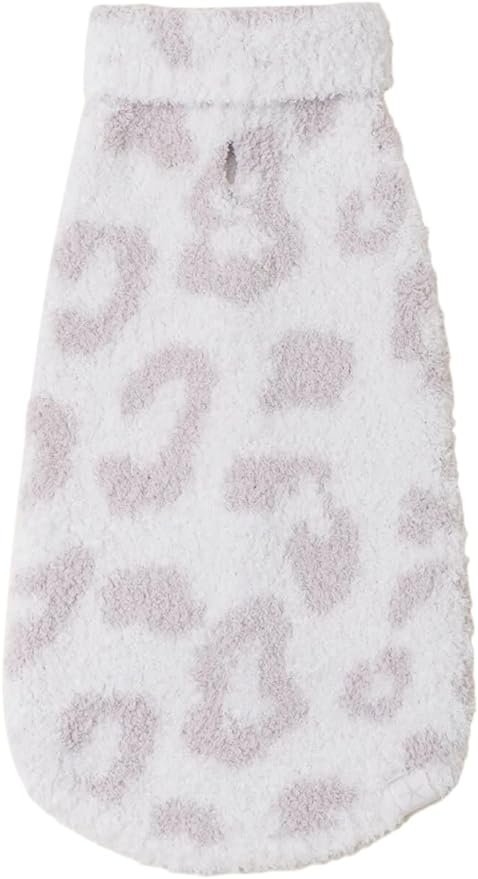Barefoot Dreams CozyChic BITW Pet Sweater, Dog Clothes, Dog Sweater, Dog Accessories, in The Wild, Cream/Stone, XL