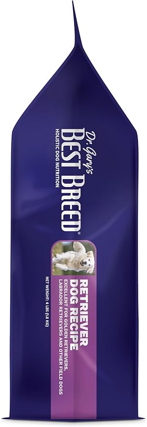 Best Breed Dr. Gary's Retriever Dog Recipe Made in USA [Natural Dry Dog Food] - 4lbs.