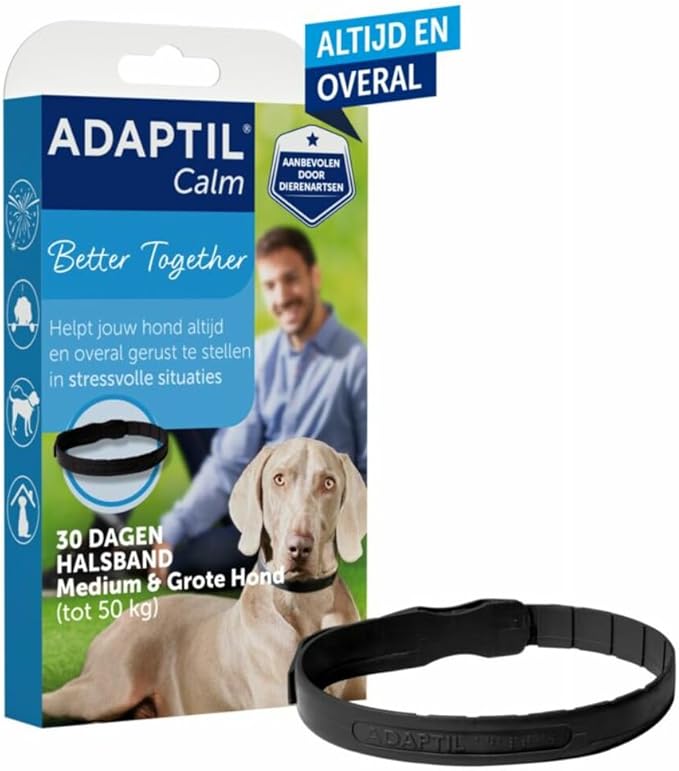 ADAPTIL Calming Pheromone Collar for Medium Large Dogs. Max Adjustable Neck Size 24.5 Inch