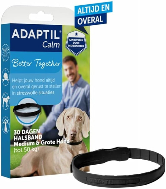 ADAPTIL Calming Pheromone Collar for Medium Large Dogs. Max Adjustable Neck Size 24.5 Inch
