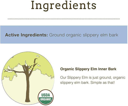 Herbsmith Organic Slippery Elm - Digestive Aid for Dogs and Cats - Constipation and Diarrhea Relief for Dogs and Cats - Megaesophagus Dog Aid - 450g