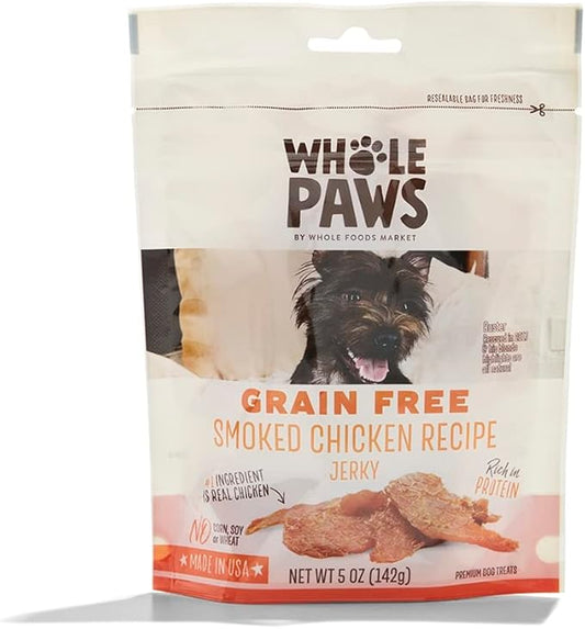 Whole Paws, Whole Paws, Smoked Chicken Jerky, 5 Ounce