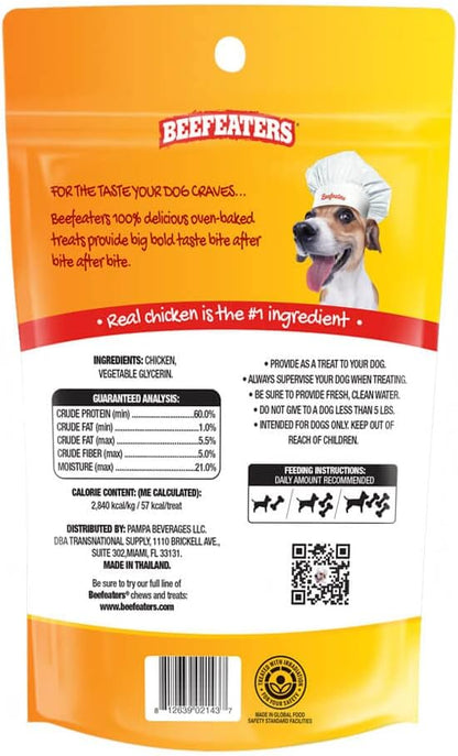 Beefeaters Chicken Jerky Strips Dog Treat, 1.65oz, Case of 12