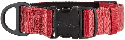 KONG Max HD Ultra Durable Neoprene Padded Dog Collar (XL, Red)