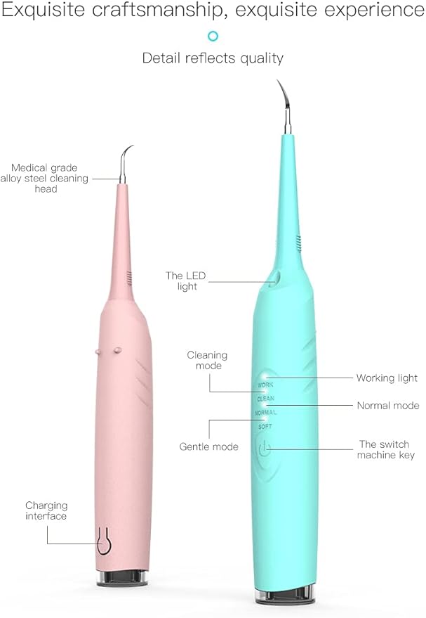 Plaque Remover for Teeth, Pet Electric Toothbrush Cleaner Teeth Cleaning Kit for Tartar and Stains Suitable for Dogs and Cats