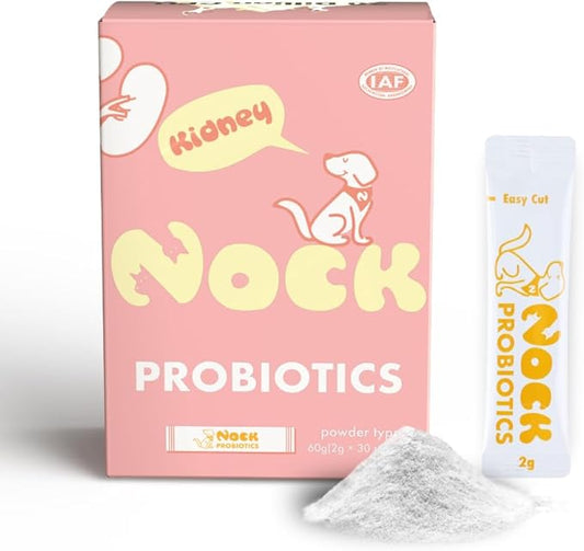 NOCK Probiotics for Dogs,Improve Kidney Function, Support Urinary Tract Health Supplement for Your Dogs Stomach, Intestine Health(220 Billion CFUs Per)