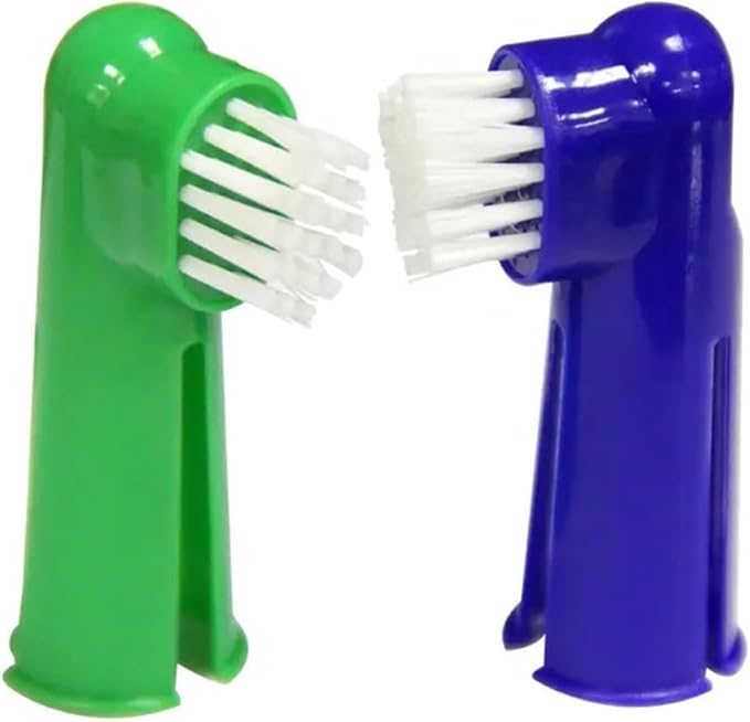 Pets Fresh Breath Kit for Dogs and Cats | Toothpaste, Toothbrush & Fingerbrush Set | Reduce Plaque & Tartar | Safe for Puppies, 4-Piece Kit | Effortlessly Enhances Oral Health