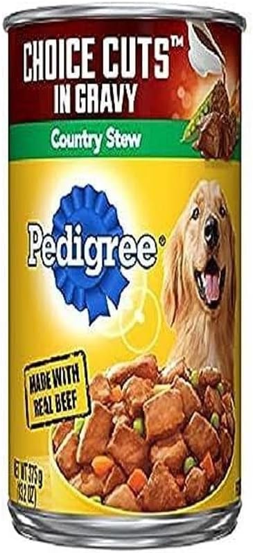 Pedigree Wet Dog Food, Choice Cuts in Sauce with Beef, 13.2 Oz Can