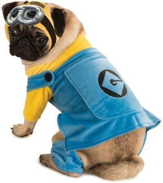 Rubie's mens - Rubie s Despicable Me Minion Pet Costume, Blue,yellow, L Neck 18 Girth 23 Back 22 US