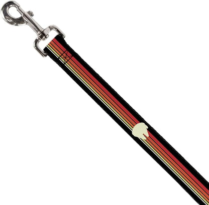 Star Wars Pet Leash, Dog Leash, Star Wars Millennium Falcon Stripe Black/Multi Color, 4 Feet Long 1.0 Inch Wide