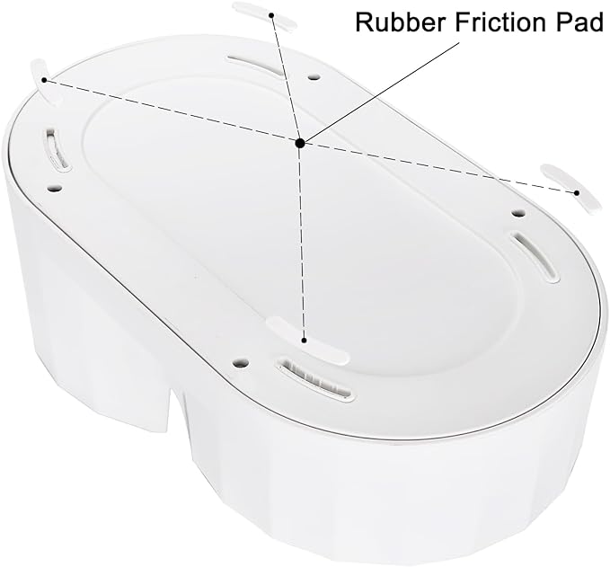 RIZZARI Automatic 4L Pet Waterer, Gravity Dog Water Bowl Dispenser, Stainless Steel Cat Water Dispenser, Large Capacity Water Feeder for Small and Medium-Sized Cats and Dogs (4L,without Filter)