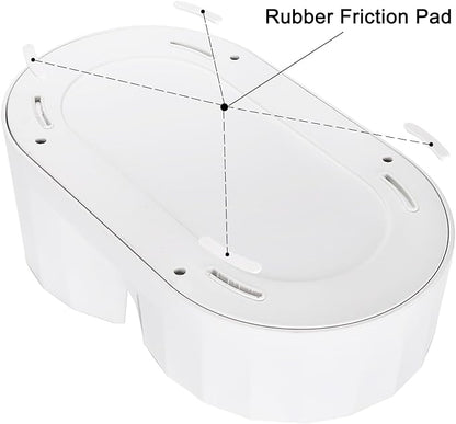 RIZZARI Automatic 4L Pet Waterer, Gravity Dog Water Bowl Dispenser, Stainless Steel Cat Water Dispenser, Large Capacity Water Feeder for Small and Medium-Sized Cats and Dogs (4L,without Filter)