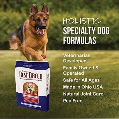 Best Breed Dr. Gary's German Dog Diet Made in USA [Natural Dry Dog Food] - 28lbs, Dark Brown, Medium