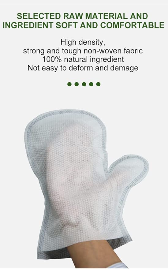 Dog Washing Gloves for Bathing – 6 pcs Dog Bathing Gloves – Cat & Dog Wipes Cleaning – Pet Washing Gloves for Dogs - Dry Cleaning Dog Shampoo Gloves - 10x9 Inch