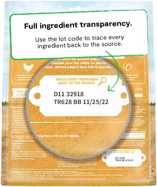 Open Farm Freeze Dried Raw Dog Food, Humanely Raised Meat Recipe with Non-GMO Superfoods and No Artificial Flavors or Preservatives (31.5 Ounce (Pack of 1), Harvest Chicken Recipe)