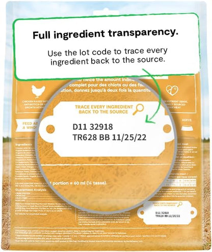Open Farm Freeze Dried Raw Dog Food, Humanely Raised Meat Recipe with Non-GMO Superfoods and No Artificial Flavors or Preservatives (31.5 Ounce (Pack of 1), Harvest Chicken Recipe)