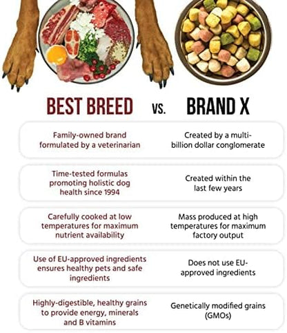 Best Breed Dr. Gary's Senior Dog Diet (Reduced Calorie) Made in USA [Natural Dry Dog Food] - 13lbs., Dark Brown (7-53182-95268-0)