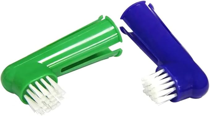 Pets Fresh Breath Kit for Dogs and Cats | Toothpaste, Toothbrush & Fingerbrush Set | Reduce Plaque & Tartar | Safe for Puppies, 4-Piece Kit | Effortlessly Enhances Oral Health