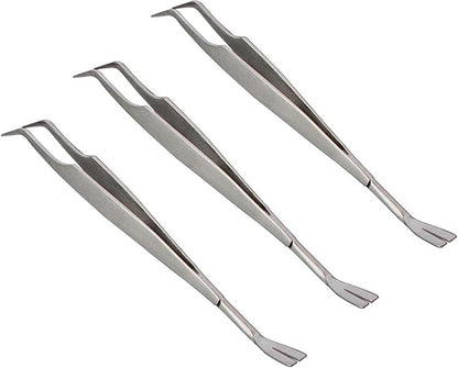 Silver 2 in 1 Tick Removal Tool for Pets,Stainless Steel Professional Tick Tweezers Ticks Remover for Dogs, Cats and Humans,Flea and Tick Control,Tick Remover Tools