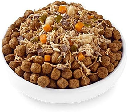 Applaws Taste Toppers Wet Dog Food Bundle: (3) Chicken Breast With Broccoli, Apple, Quinoa in Broth & (3) Lamb With Zucchini, Carrot & Chickpeas in Gravy (6 Pouches Total, 3 Oz Each) Plus Silicone Lid