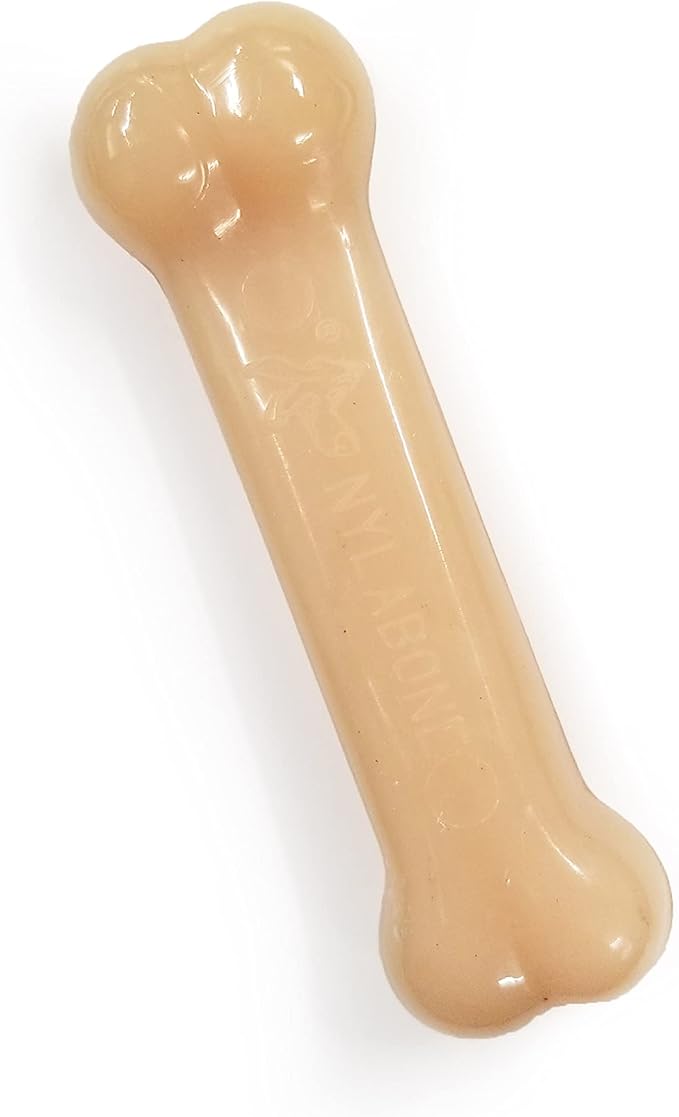 Nylabone Power Chew Classic Bone Chew Toy for Dogs, Durable Dog Toys for Aggressive Chewers, Original Flavor, Small/Regular - Up to 25 Ibs. (1 Count)