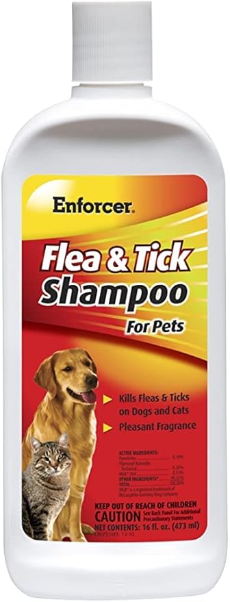 Enforcer Flea and Tick Shampoo, 16-Ounce