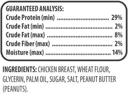 Golden Rewards Premium Dog Treats Jerky 32oz w/B0ACQUEÑ0 (M) Dog Bandana (32oz, Peanut Butter Flavor Biscuit)