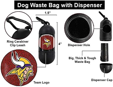 NFL Minnesota Vikings Dog Jersey, Size: Medium. Best Football Jersey Costume for Dogs & Cats. Licensed Jersey Shirt