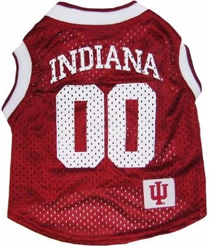 Pets First NCAA Basketball Pet Jersey INDIANA HOOSIERS Dog Jersey, XX-Large