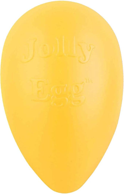 Jolly Pets Jolly Egg Dog Toy, 8 Inches/Medium, Yellow