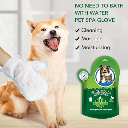Dog Washing Gloves for Bathing – 6 pcs Dog Bathing Gloves – Cat & Dog Wipes Cleaning – Pet Washing Gloves for Dogs - Dry Cleaning Dog Shampoo Gloves - 10x9 Inch