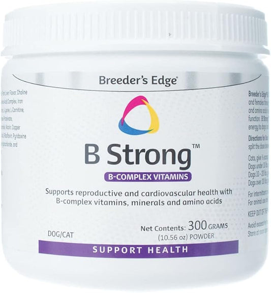 Breeder's Edge B Strong Powder, B-Complex Vitamins- 300 gm