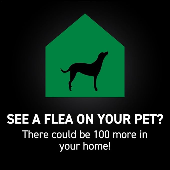 Flea and Tick Prevention for Dogs, Repellent, and Control, Fast Acting Waterproof Topical Drops for Large Dogs, 1 Month Dose