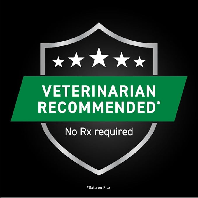 Flea and Tick Prevention for Dogs, Repellent, and Control, Fast Acting Waterproof Topical Drops for Large Dogs, 6 Monthly Doses