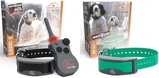 SportDOG Brand FieldSentinel 1825 2-Dog Shock Collar for Dogs with Bodyguard Health Alerts – World’s First E-Collar w/ Health Monitoring – 1 Mile Range - Train with Shock, Vibrate, and Tone