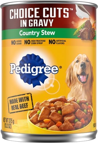 Pedigree Wet Dog Food, Choice Cuts in Sauce with Beef, 13.2 Oz Can