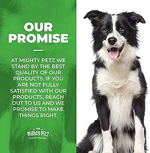 Mighty Petz MAX 5-in-1 Probiotics for Dogs - 4 Billion CFUs Probiotic Chews for Dogs and Digestive Enzymes + Prebiotic + Fiber. Gut Health, Anti Diarrhea, Allergy & Immunity Support