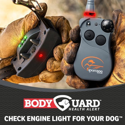 SportDOG Brand FieldSentinel 825 Shock Collar for 2 dogs with Bodyguard Health Alerts – World’s First E-Collar w/ Health Monitoring – ½ Mile Range - Train with Shock, Vibrate, and Tone