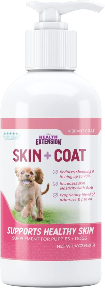 Health Extension Skin & Coat for Puppies and Dogs, 16-ounces