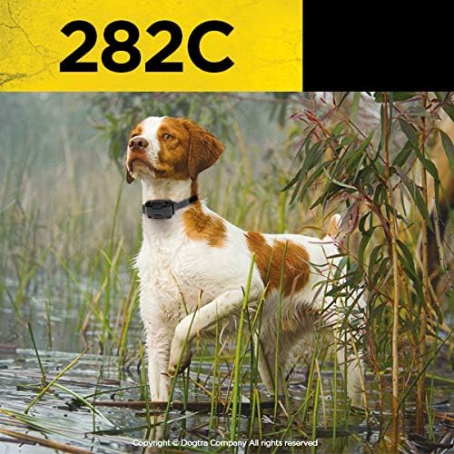 Dogtra 282C Remote Training E-Collar for 2 Dogs - 1/2 Mile Range - 127 Static Stimulation Levels, Vibration, Rechargeable, Waterproof, Electric Dog Collar for Obedience Training of Small, Medium Dogs