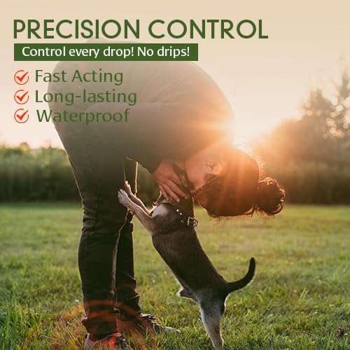 Flea and Tick Prevention for Dogs, Dogs Flea & Tick Treatment with Fipronil, Long-Lasting & Fast-Acting Topical Flea & Tick Control Drops (3 Doses, 23-44lbs)
