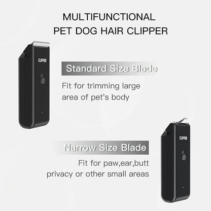 Dog Cat Home Hair Waterproof Clipper Portable Electric USB Rechargeable Pet Grooming Tools Low Noise Shaver Cordless Trimmer for Small and Large Pets
