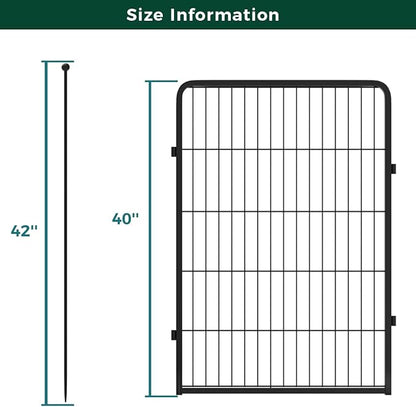FXW Rollick Dog Playpen for Yard, RV Camping│Patented, 40 inch 2 Panels