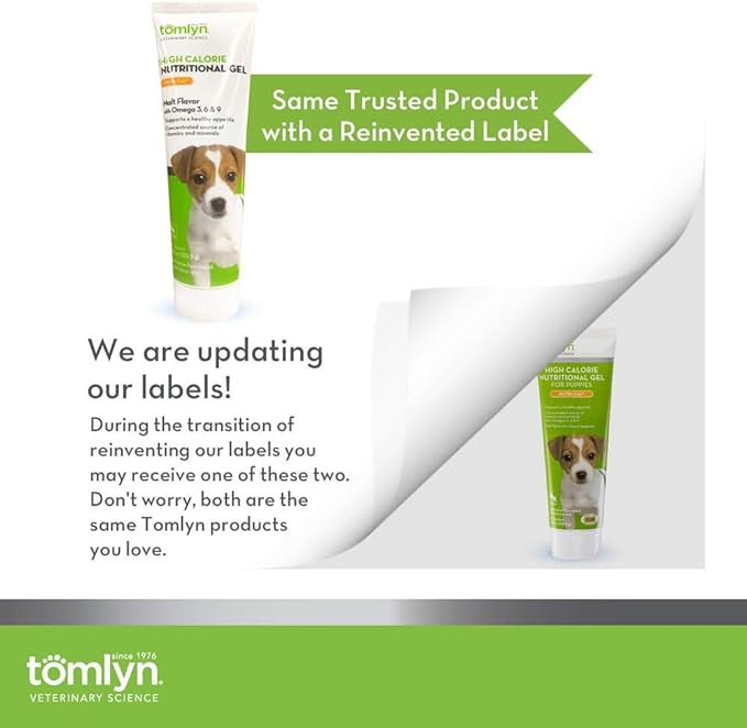 Tomlyn High Calorie Nutritional Gel for Puppies, (Nutri-Cal) 4.25 oz (3 Pack)
