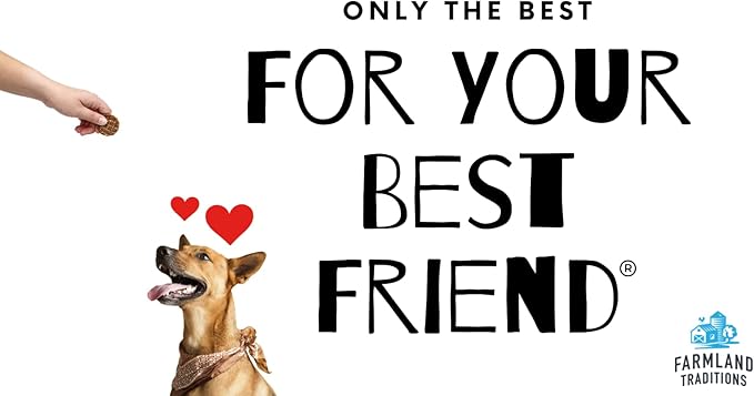 Farmland Traditions Dogs Love Chicken Premium TWO INGREDIENTS Jerky Treats for Dogs (3 lbs USA Raised Chicken)