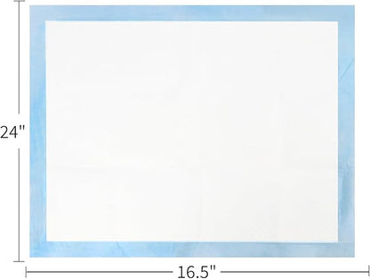 Disposable Pee Pads 24"x16.5", Replacement Puppy Pads for Dog Potty, Super Absorbent, Leak-Proof & Odor Control, Giant Size 20 Count Suitable for Large Dogs