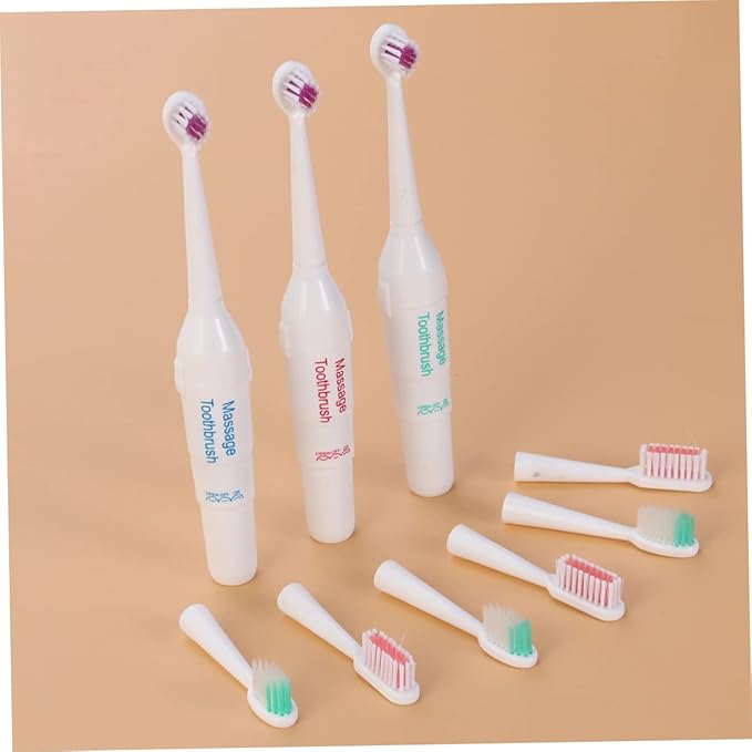 Mipcase Puppy Toothbrush 3pc Toothbrush Automatic Toothbrush Tooth Brush for Dogs Electric Doggy Toothpaste Electrical Toothbrush Electric Toothbrush The Dog Dog Electric Toothbrush