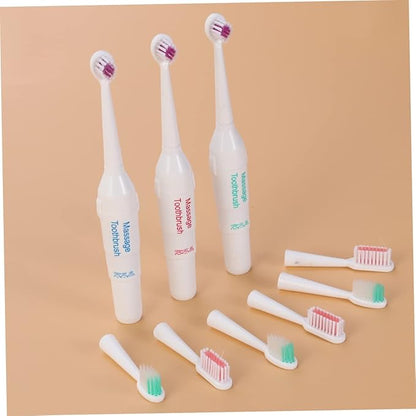 Mipcase Puppy Toothbrush 3pc Toothbrush Automatic Toothbrush Tooth Brush for Dogs Electric Doggy Toothpaste Electrical Toothbrush Electric Toothbrush The Dog Dog Electric Toothbrush