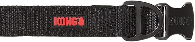 KONG Max HD Ultra Durable Neoprene Padded Dog Collar (Large, Black)