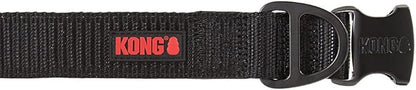KONG Max HD Ultra Durable Neoprene Padded Dog Collar (Large, Black)